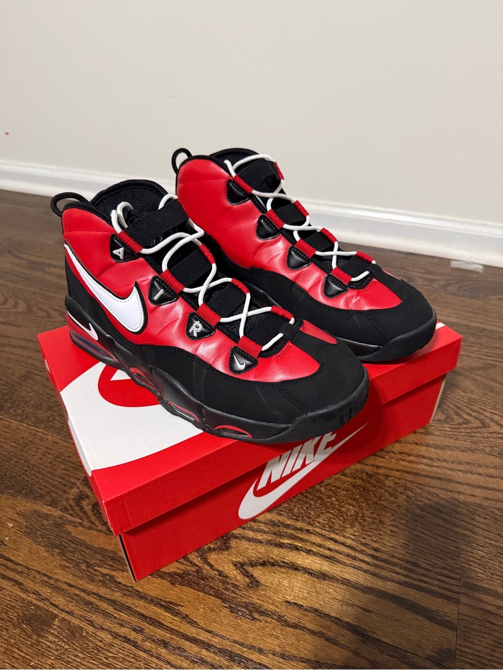 Size 13 - Nike Air Max Uptempo 95 "Bulls Away" Red Black